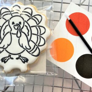 Paint Your Own Turkey Sugar Cookie