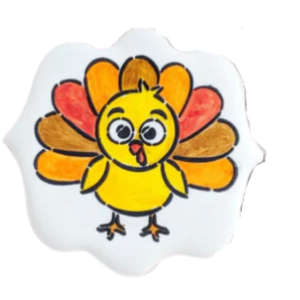 Cute Little Turkey Sugar Cookie