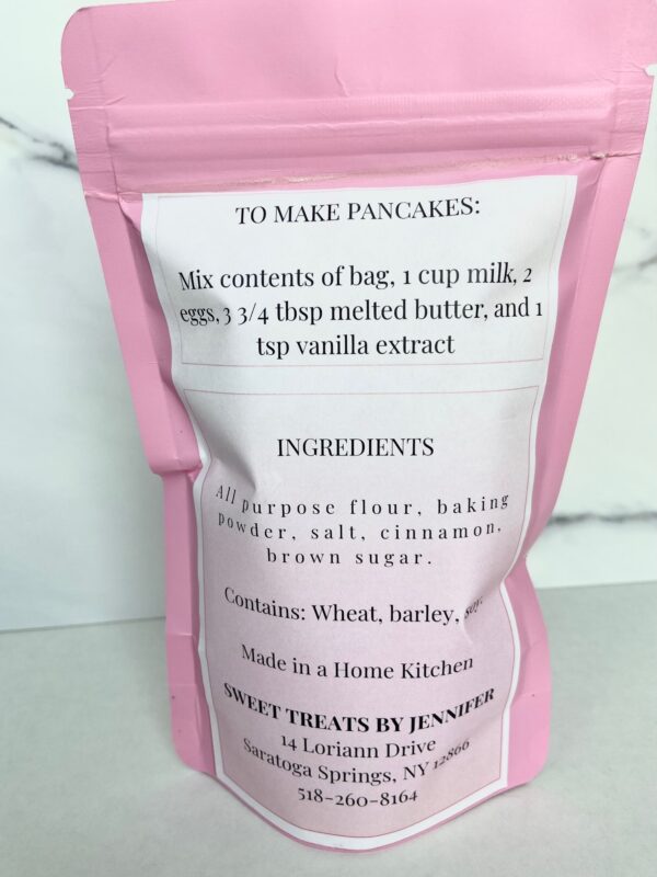 Brown Sugar Pancake Mix Ingredient Label