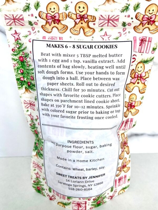 Sugar Cookie Mix Ingredient Label